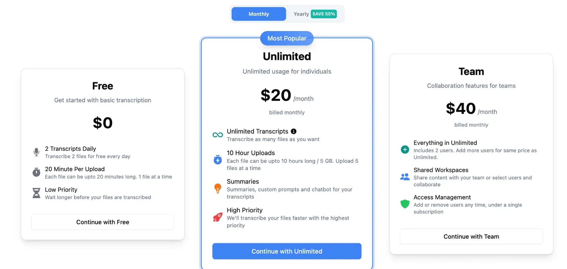 transcript lol pricing